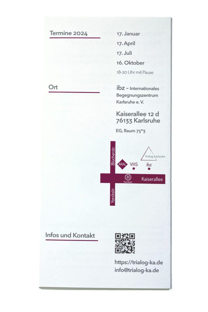 Flyer Trialog Rückseite