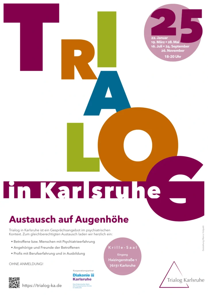 Plakat 2025 Trialog Karlsruhe