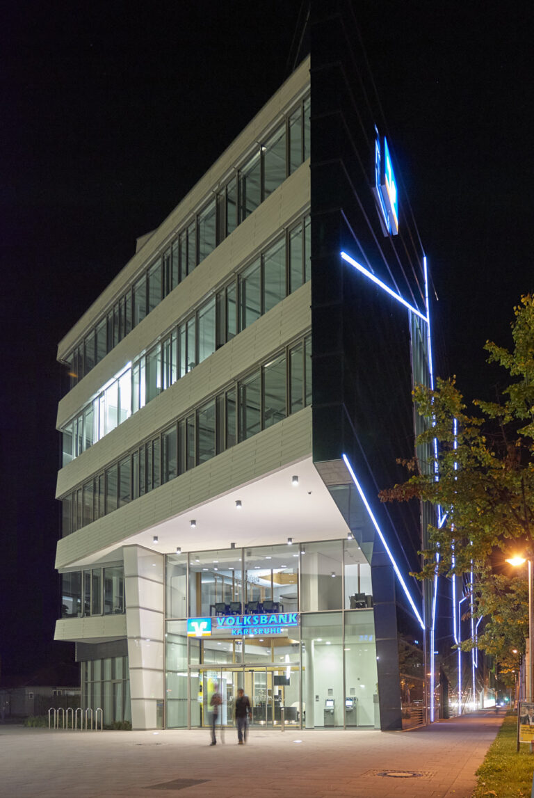 Eingang Volksbank Karlsruhe, 2013