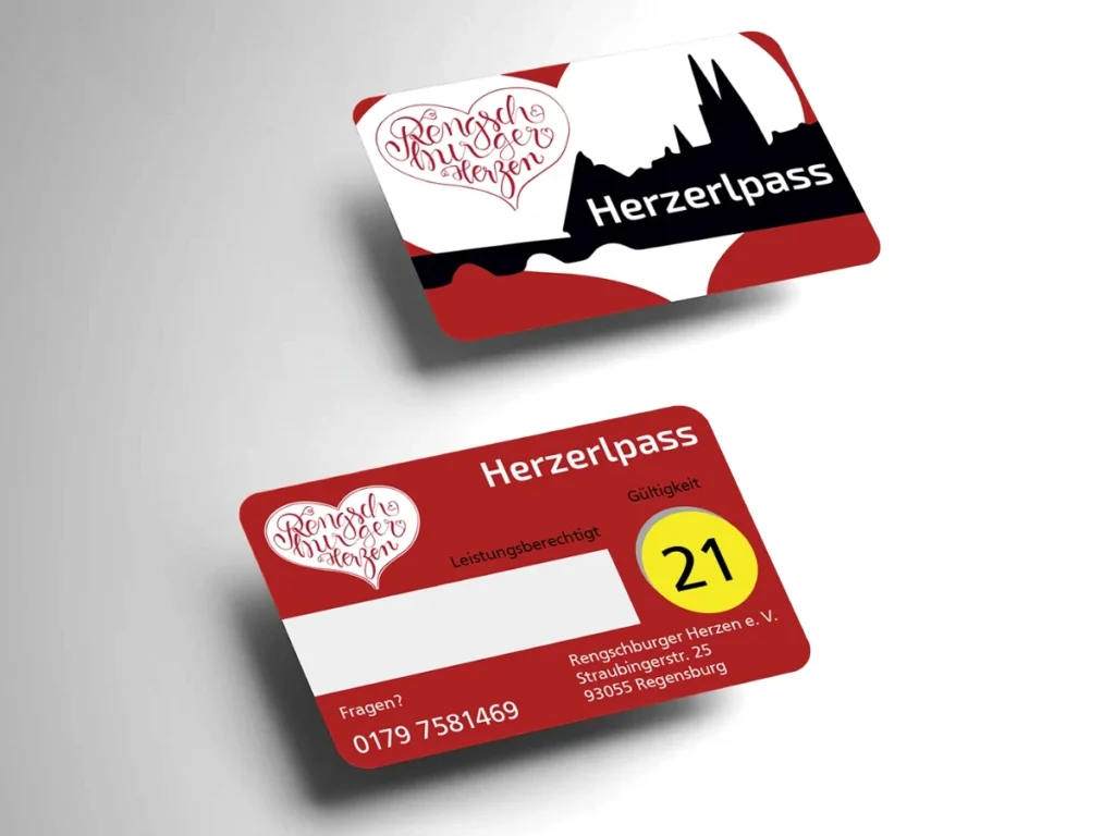 Ausweis Entwurf Herzerlpass, 2021